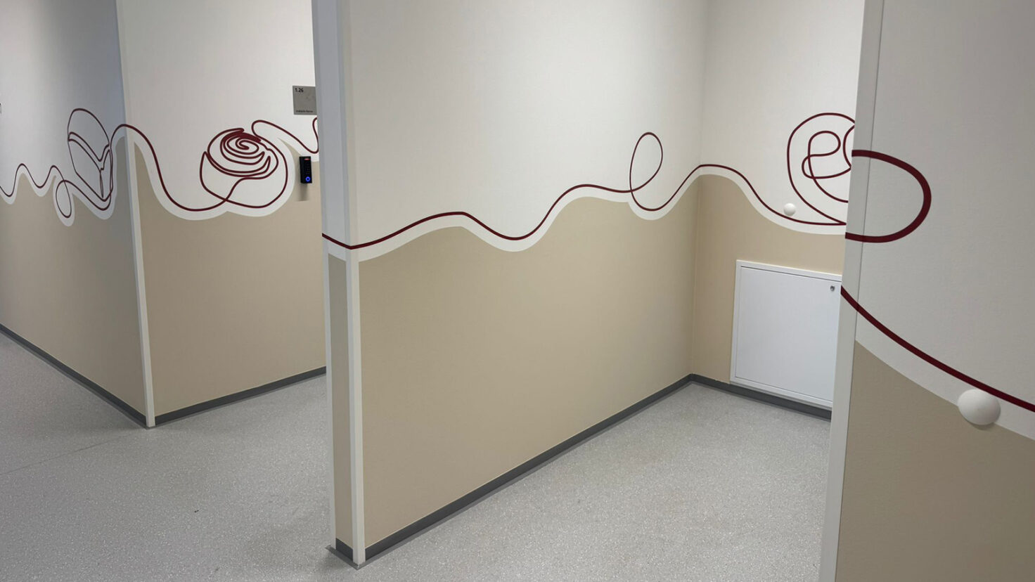 Interspar Bäckerei Wandgestaltung mit Folien